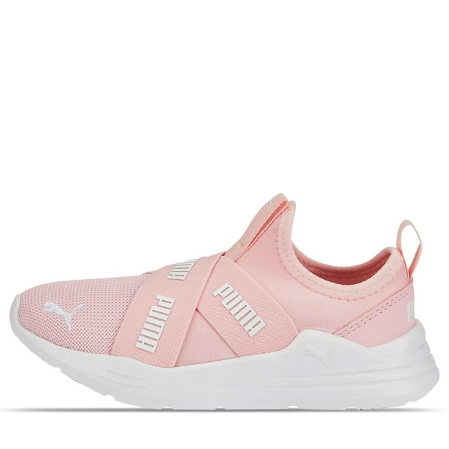 Tenis Puma Wired Run Slipon para Niñas 17 a 21.5 381994-07 rosa claro 21.5