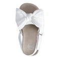 thumbnail image 4 of Wonder Nation Baby Girls Bow Sandals, 4 of 5