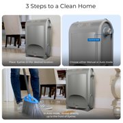 EyeVac Pro Touchless Vacuum Automatic Dustpan - Fast & Powerful - Corded Canister Vacuum, Bagless