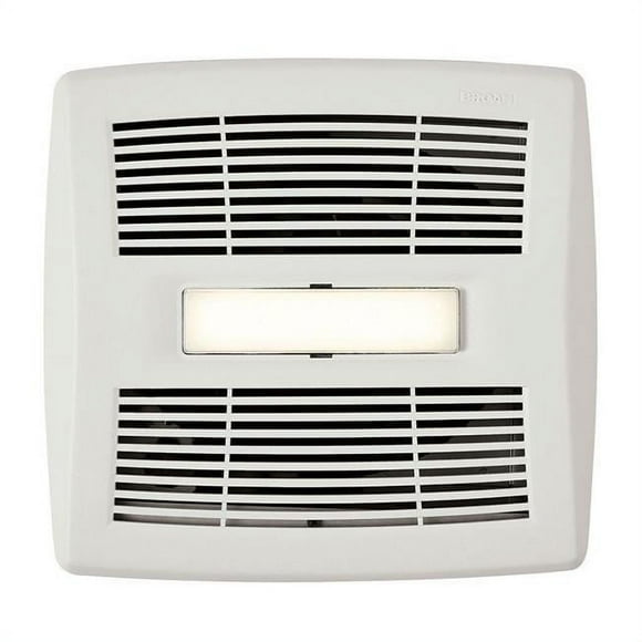 Broan-Nutone AE80BL 80 CFM, 1.5 Sones In-Vent Series Single-Speed Bathroom Exhaust Fan with LED Light