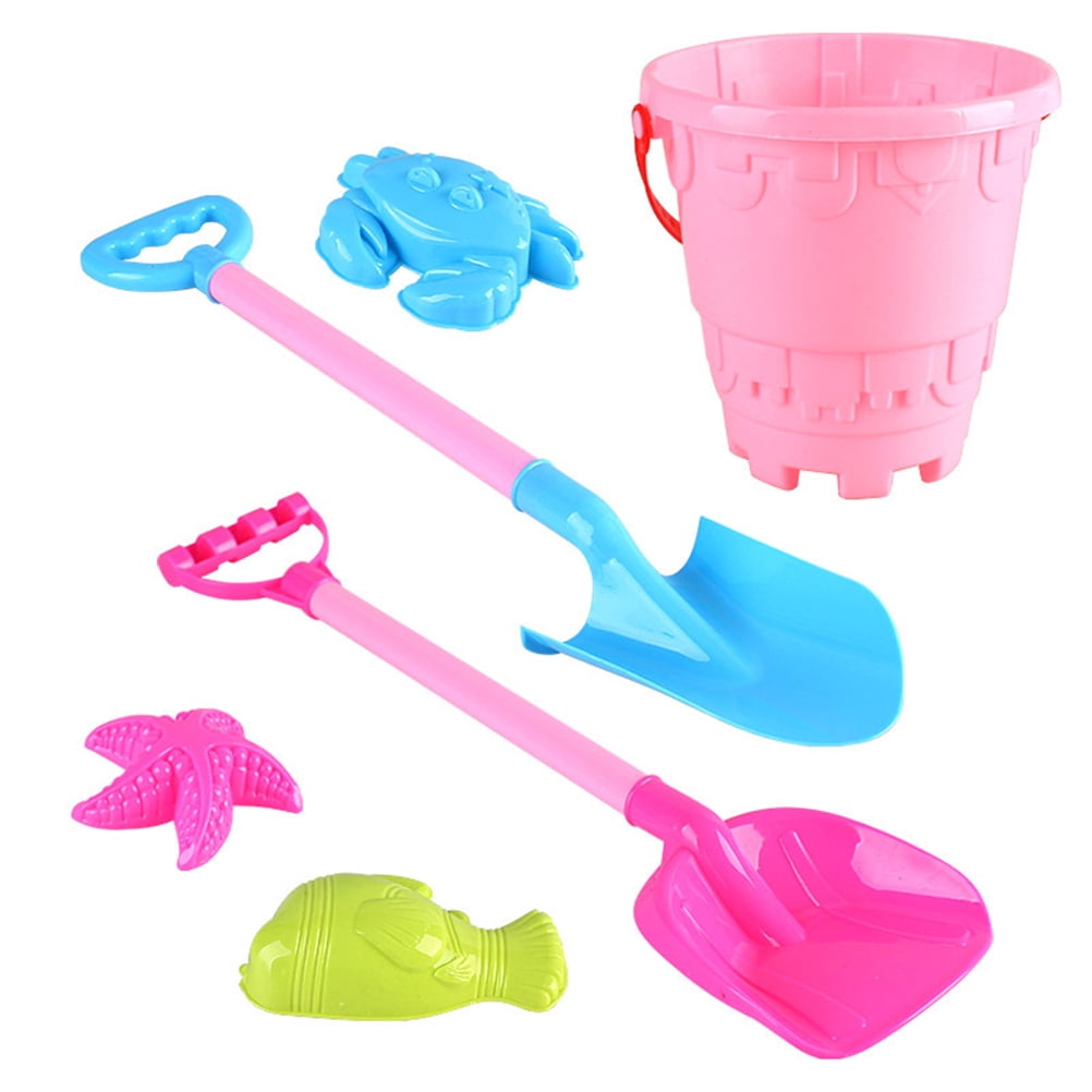 Beach Sand Kids Kid Buckets Shovels Molds Child Playset Bucket Party Favors Toys Set Sandbox