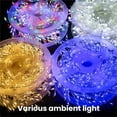 thumbnail image 5 of Thoughtaidea LED Copper Wire Firecracker Light String, Cluster Twinkle Lights for Christmas Tree, Cluster Fairy Lights, Holiday Decoration Atmosphere Lights (Colorful, 9.84ft-100 Lights-Battery Box), 5 of 7