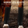 thumbnail image 3 of 4 Pcs Bottes de Jambe de Cheval en Maille Respirante Bottes de Protection de Jambe de Cheval Protège-Jambes pour le Stress et la Fatigue des Jambes, 3 of 8