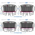 thumbnail image 7 of YORIN Trampoline for 8-9 Kids, 15 FT Trampoline for Adults with Enclosure Net, Basketball Hoop, Ladder, 1500LBS Weight Capacity Outdoor Recreational Trampoline, Heavy Duty Trampoline, 7 of 7