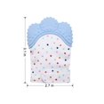 thumbnail image 5 of 2pcs/Set Two Color Polka Dot Baby Teething Mittens, Silicone Teether Glove, Teething Toy For Infants And Toddlers, 5 of 5