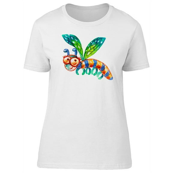 Cute Watercolor Of A Dragonfly T-Shirt Women -Image by Shutterstock, Female x-Large