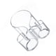 thumbnail image 1 of Injueey Organizador de brochas de maquillaje acrílico transparente para dormitorio, baño, , lápiz de cejas, delineador de ojos, lápices Almacenamiento y organización del hogar, 1 of 6