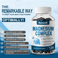 thumbnail image 2 of Magnesium Complex 500mg for Bone, Muscle, Heart, Immune & Energy Support - 240 Vegan Capsules, Magnesium Supplement By MS, 2 of 7