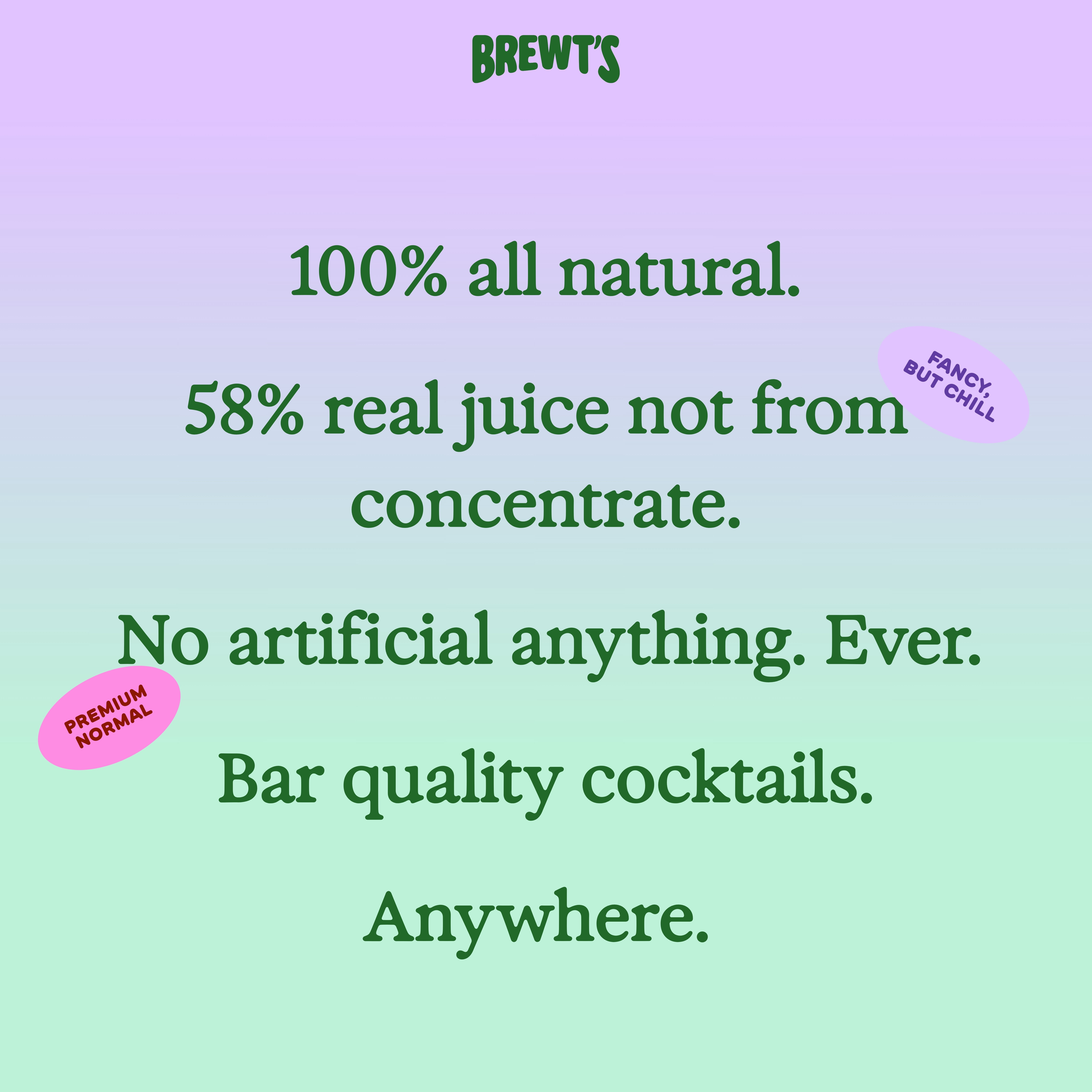 Brewt's Classic Margarita Mix All Natural Bar-Quality - 32 fl oz