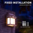 thumbnail image 3 of SUTENGDA Single Light Source Wall Light  Solar Rechargeable  Wiring-free  Body Sensor  Floodlight  Garden Light - Motion-activated Security  Energy-saving  Easy Installation  Perfect for, 3 of 7