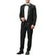 thumbnail image 2 of CHAQUETA DE DEPORTIVA CON LENTEJUELAS PARA HOMBRES INSPIRE CHIC, CON SOLAPA DE CHALECO, UN BOTÓN, BODA, BLAZER BRILLANTE XL NEGRO, 2 of 7