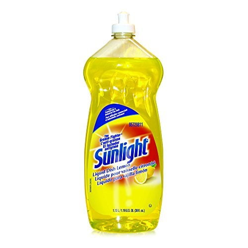 Sunlight Liquid Dish Detergent (Lemon Scent, 38Ounce, 9Pack