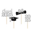 thumbnail image 1 of SXcggal 2025 Graduation Party Decorations Card Slot Inserts For Cupcake Toppers Paper Graduation Design Cake Decorations For Party Supplies And Celebrations Practical Basic Card Slot For Garden, 1 of 7
