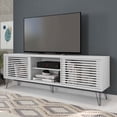 thumbnail image 2 of Better Home Products Frizz Mid-Century Modern TV Stand for 70 Inch TV in White, 2 of 5