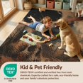 thumbnail image 4 of Design&I 8'x10' Washable Area Rug Earthy Tones Abstract Skull Art Surreal Landscape with Cosmic for Living Room, Family Extra Large Skid-Resistant Low Profile, 4 of 7