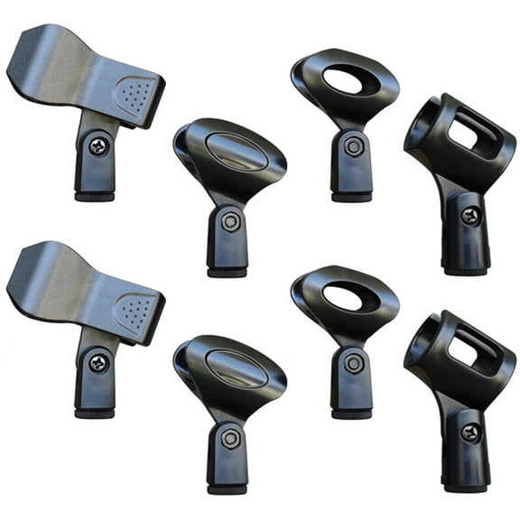 8pcs Microphone Clip Mic Holder Clip Universal Microphone Clip Holder Mic Clamp