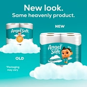 Angel Soft 79414 2-Ply Bath Tissue, 320 Sheets Per Mega Roll, 8-Roll Pack - Quantity 8