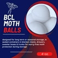thumbnail image 3 of (10) Enoz M0thBalls, 4oz Bags Cabinet Closet M0th Repellent No Clinging Odor Effective Against Clothes Moths Carpet Beetles Eggs Larvae Long-Lasting Protection for Garments and Fabrics, 3 of 8