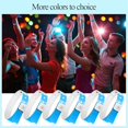 thumbnail image 4 of 300 Pcs Neon Plastic Wristbands Vinyl Wristband Colorful Wristbands Plastic Bracelet Bracelets,Blue, 4 of 7
