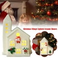 thumbnail image 4 of Ceramic Xmas Village Holiday House Figurine For Tabletop Indoor Festive., 4 of 4