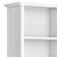 thumbnail image 2 of Pemberly Row Solid Wood 72 inch x 26 inch Transitional 5 Shelf Bookcase in White, 2 of 8