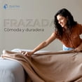 thumbnail image 4 of Cobija Queen Size Frazada Ultra Suave Ligera Beige GAON, 4 of 10