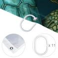 thumbnail image 4 of Sea Turtle Waterproof Printed Shower Curtain Set with Hooks - Bathroom Decoration, 4 of 5