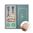 thumbnail image 1 of Juego De Sellos De Sello De Cera De Navidad Sello De Sellado De Cabeza De Latón Vintage Con Cuchara De Fusión Cuenta De Cera De Sellado Para Bricolaje Reserva De Chatarra Acción De Gracias Navidad Moyic HA024894-00, 1 of 5