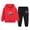 Black, variant on Linfrsh Toddler Baby Boy Clothes Outfits Fall Winter Hoodie Sweatshirt Elastic Waist Pants Set Little Kids 2pcs Gifts