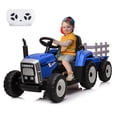 thumbnail image 2 of Kojooin Kids Ride On Tractor with Detachable Trailer, 12V Electric Ride On Toy with Remote Control and LED Headlights, 2 of 8