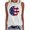 White, variant on HomeGardon Summmer Tank Tops Women Plus Size Tops,Women's Fashion Printed Round-Neck Loose Sleeveless T-shirt Pullover,S-XXL
