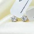 thumbnail image 6 of IGI Certified Lab Grown Diamond Stud Earrings for Women Set in 14k Gold Screw Backs (14K White Gold, 0.50 CTW (0.25 Carat Each Earring)), 6 of 7