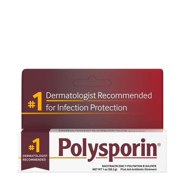 Polysporin First Aid Topical Antibiotic Ointment, Travel Size, 1 oz