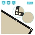 thumbnail image 5 of Privacy Fence Screen 5FT: 5'x50' Privacy Fence with Zipties Beige Heavy Duty Outdoor Fence Cover 150 GSM Privacy Screen for Chain Fence, 5 of 7