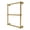Brass, variant on Kingston Brass DTC24183BB Maximilien 18" x 24" Brass Wall Mount 3-Tier Towel Rack, Brushed Brass