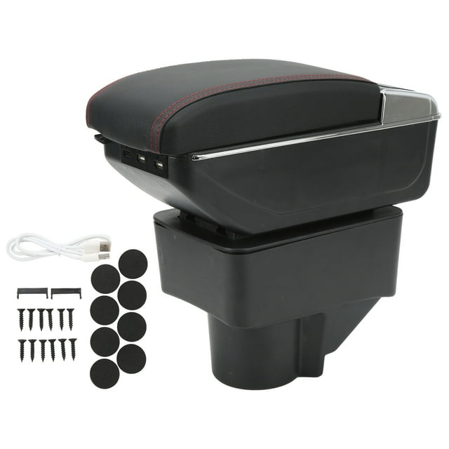 Car Armrest Box,Center Console Armrest Box Center Console Armrest Box Center Console Organizer Multi-Functional