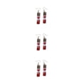 thumbnail image 1 of Qarigey 1 par de pendientes de gota para mujer, pendientes colgantes de botellas de cristal con flores a la moda, joyería para oreja de aniversario para Type1 NO1 Qarigey CBP308081, 1 of 6