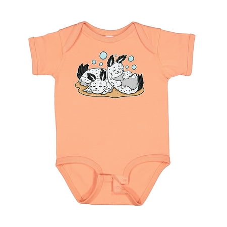 

Inktastic Sea Bunnies Napping Gift Baby Boy or Baby Girl Bodysuit