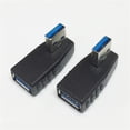 thumbnail image 3 of 90 Degree USB 3.0 Male To Female Adapter Connector Angle HOT Extension, 3 of 8