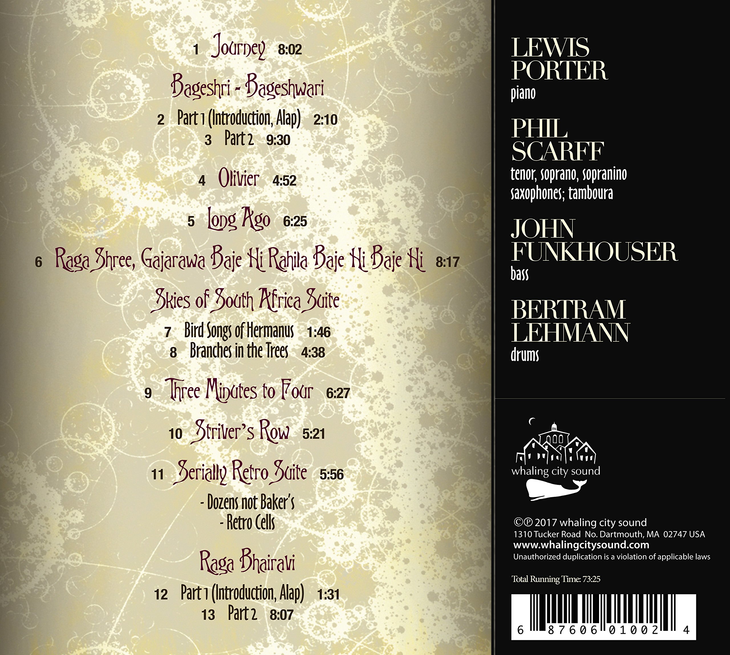 Porter / Scarff / Lehmann - Three Minutes to Four - Music & Performance - CD