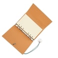thumbnail image 1 of Loose Leaf Notebook, Soft PU Leather Cover Binder Journal 6  Binder Organizer 80 Sheets Leather Notebook Personal Planner, 1 of 8