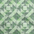 thumbnail image 1 of oneOone Silk Tabby Forest Green Fabric Asian Floral Craft Projects Decor Fabric Printed By The Yard 42 Inch Wide, 1 of 4