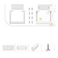 thumbnail image 3 of White Plastic Cooler Replacement Handles for 90-100 Quart Cooler Handle,Cooler Replacement Handles, 3 of 5