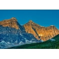 thumbnail image 2 of Jaynes Gallery 32x23 Gold Ornate Wood Framed with Double Matting Museum Art Print Titled - Canada-Alberta-Banff National Park Valley of the Ten Peaks at sunrise, 2 of 4