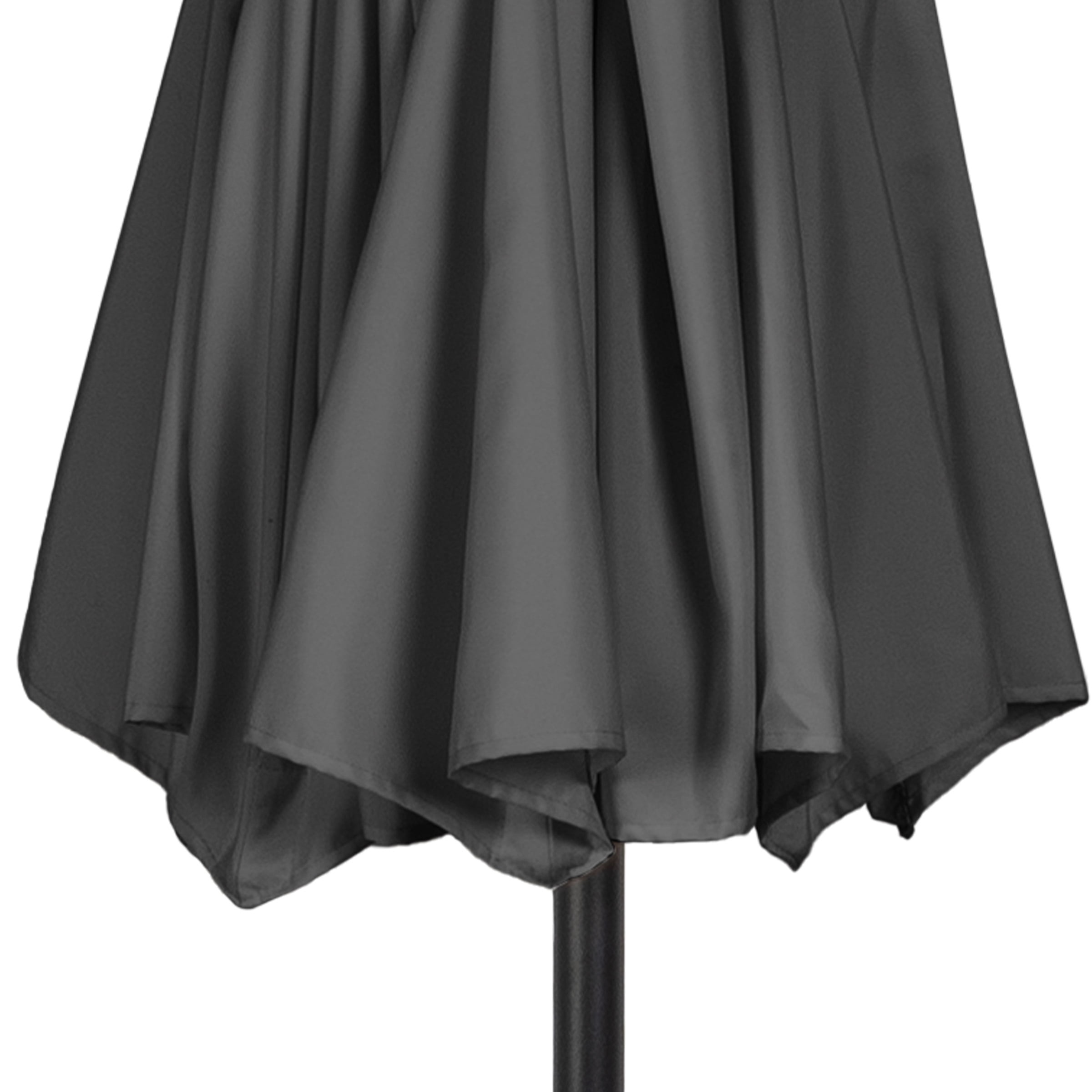 Pure Garden 10FT Patio Umbrella with Auto Tilt and Vented Canopy (Gray)
