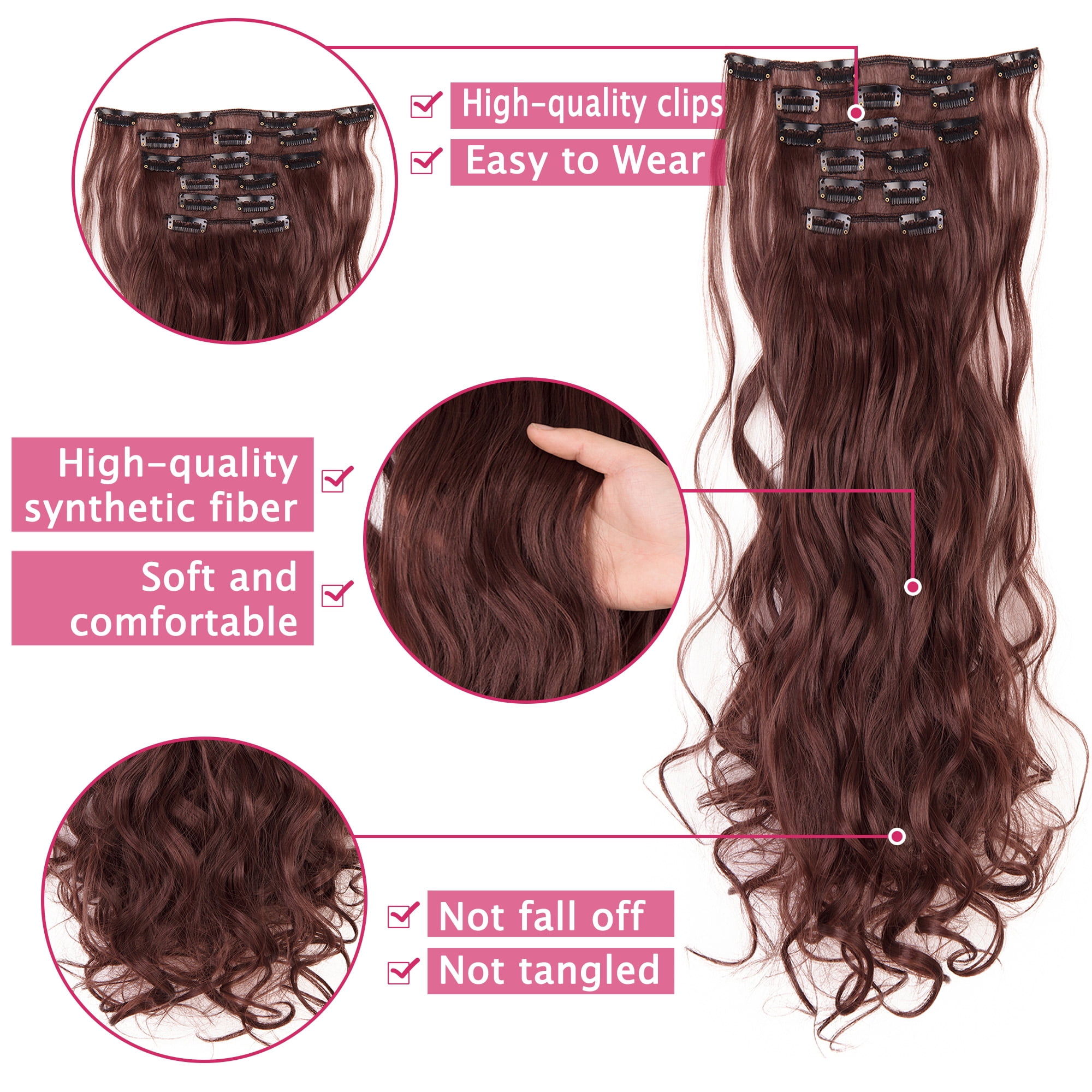 SHCKE Hair Extensions 24