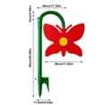 thumbnail image 3 of Sunflower Butterfly Sprinkler Rotating Sprayer Children's Water Play Garden Irrigation Oscillating Flower, 3 of 9