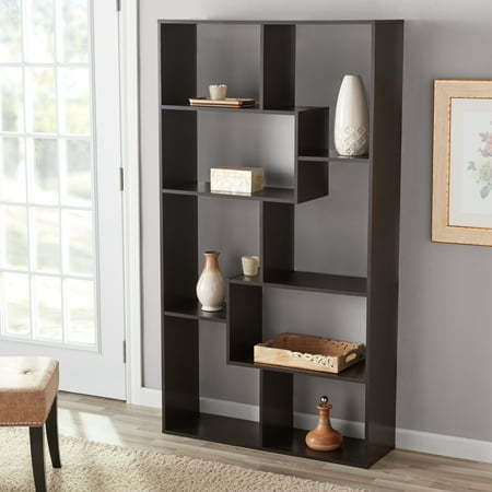 Mainstays 8 Cube Bookcase, White or Espresso