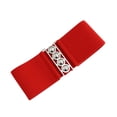 thumbnail image 2 of MRULIC belts for women Elastic Waistband Closure Embellishment With Wide Elastic Waist And Accessory Red + One size, 2 of 3