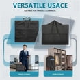 thumbnail image 5 of INCTUO 43" Travel Garment Bag with Accessories Zipper Pocket, Heavy Duty Suit Bag for Suits, Tuxedos, Dresses, Coats, 1 pack, 5 of 8